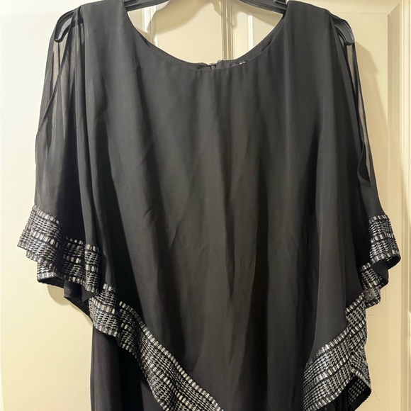 SLNY Pants - SLNY Black and Silver Jumpsuit